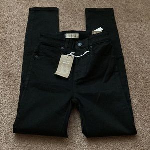 NWT Madewell Black Skinny Jeans Size 23